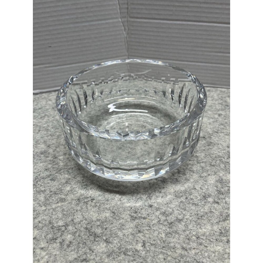 PV08545 Vintage Sven Palmquist Orrefors Crystal #4066 Bowl LEGEND LEAVES